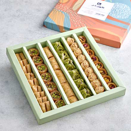 Assorted Oriental Treats Sweets With Honey